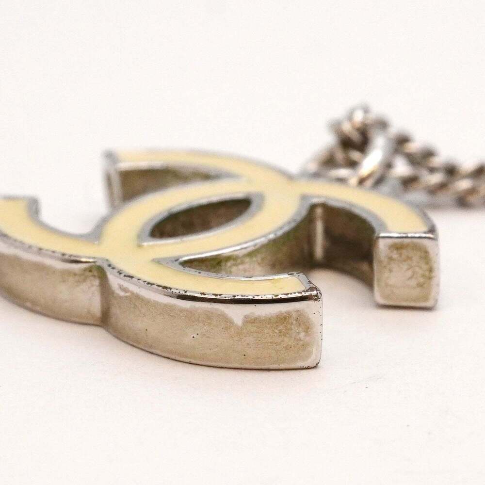 CHANEL White Logo Necklace - Picture 8 of 8
